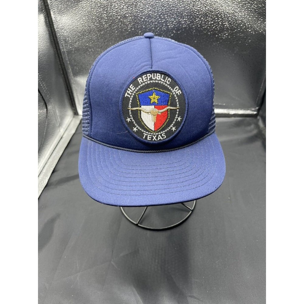 Vintage The Republic Of Texas Mesh Trucker Hat Cap Snapback Winner